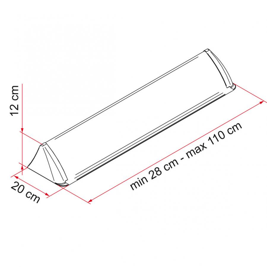 Product image 2 of the product “Spoiler Universal für Dachhauben ”