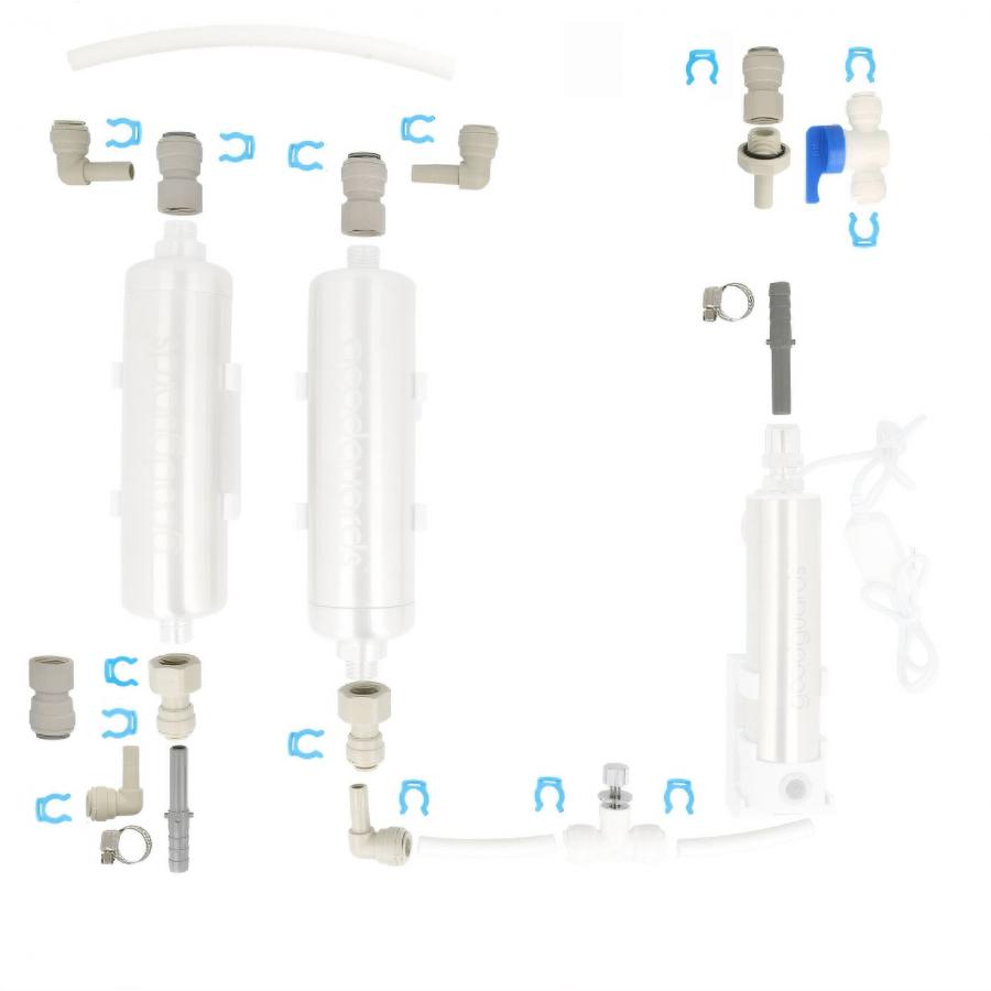 Product image 2 of the product “Installations-Set für Trinkwasseraufbereitung L (UV/Aktivkohle/Kalk) ”