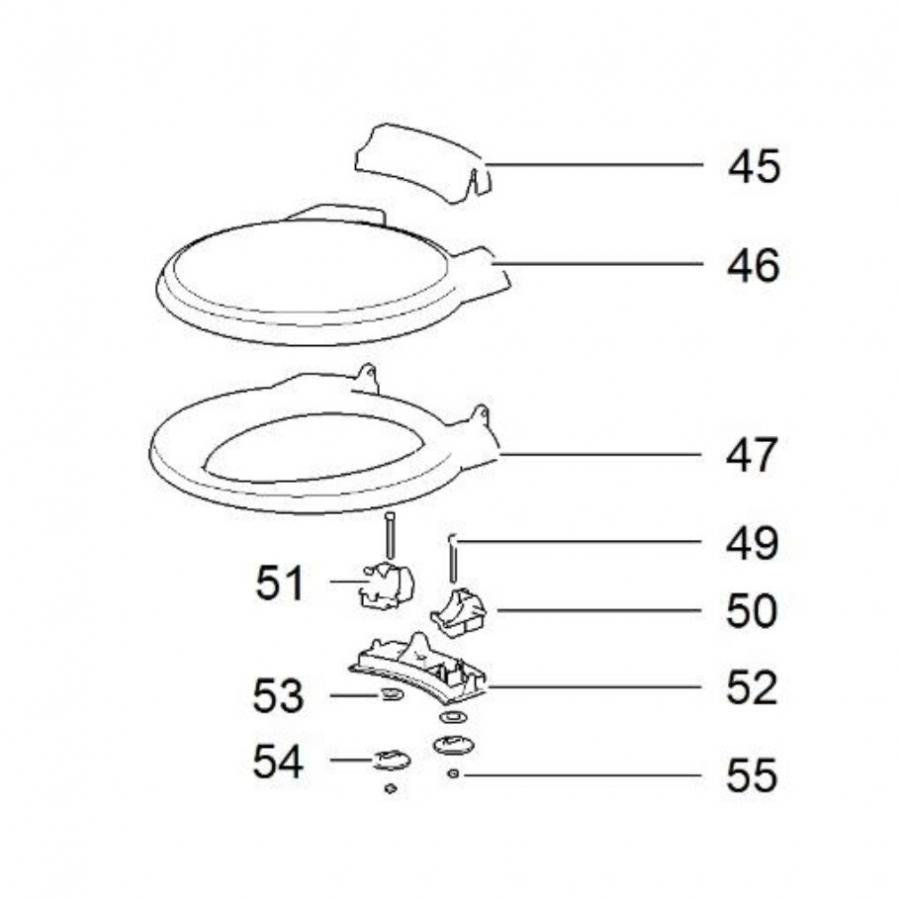 Product image 2 of the product “Toilettensitz mit Deckel ”