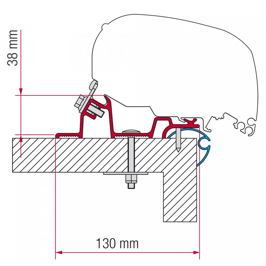 Product image 2 of the product “Markisenadapter Kit Caravan Standard ”