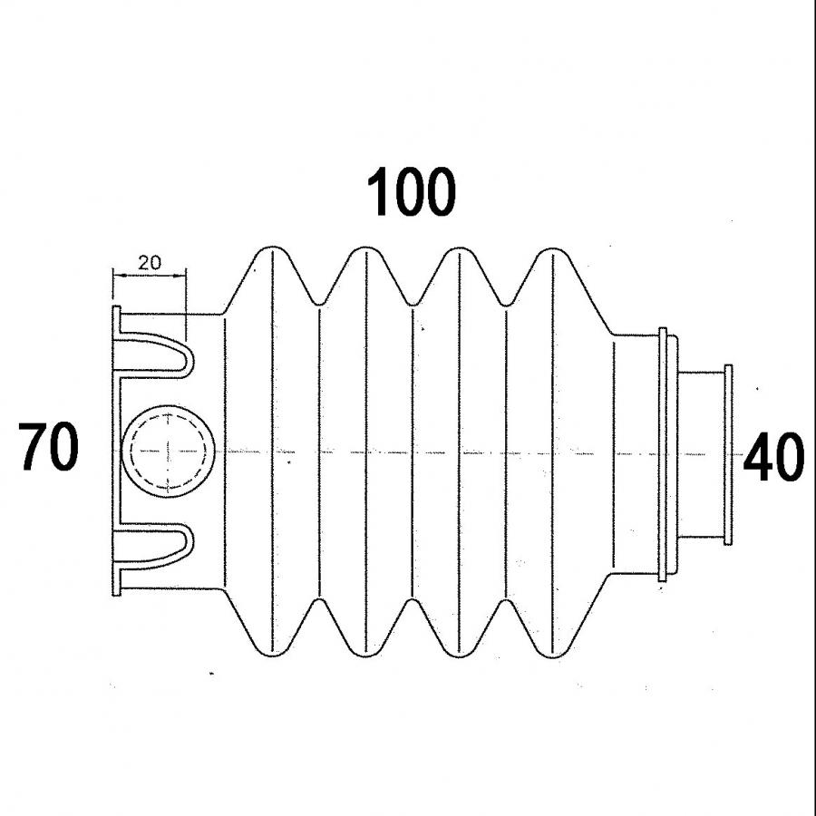 Product image 2 of the product “Faltenbalg WS 3000 ”