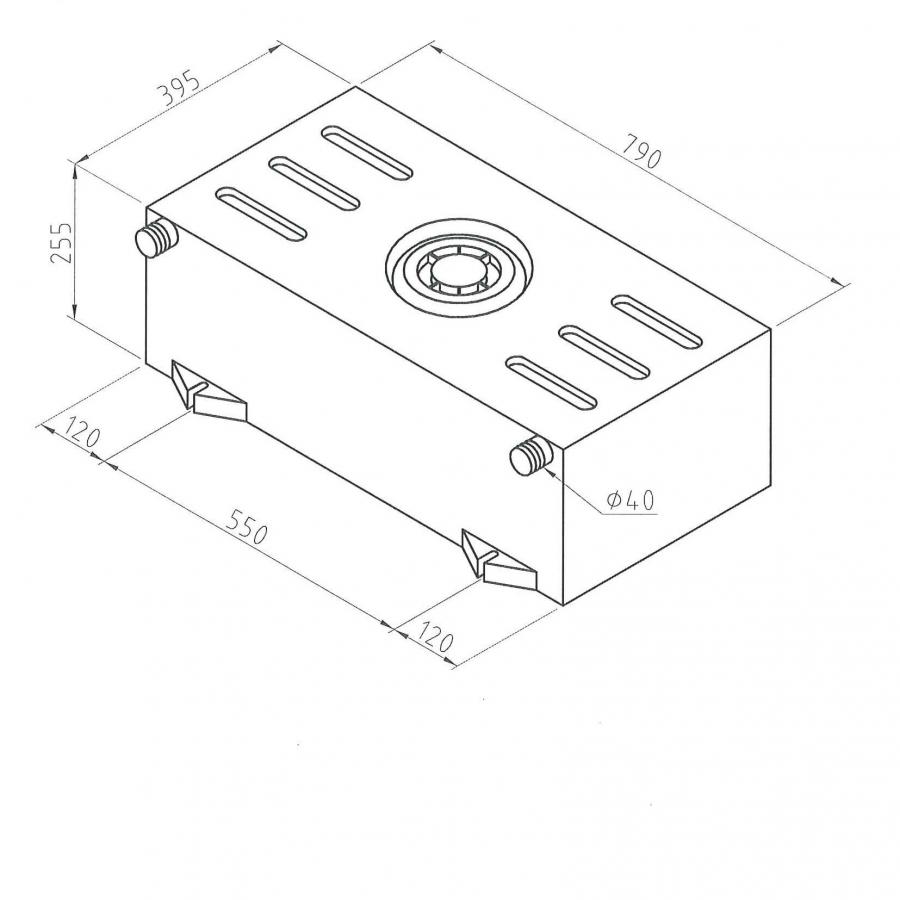 Product image 2 of the product “Frischwassertank 70 Typ SM 24070 ”