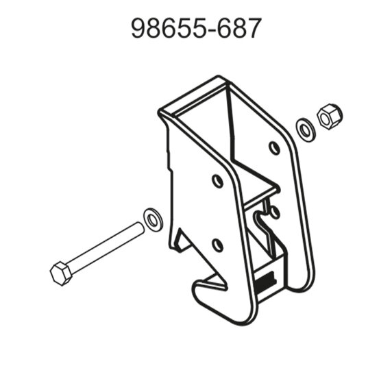 Product image 2 of the product “Rafterhalter im Markisengehäuse für F45i/L, F1/L, F45T ”