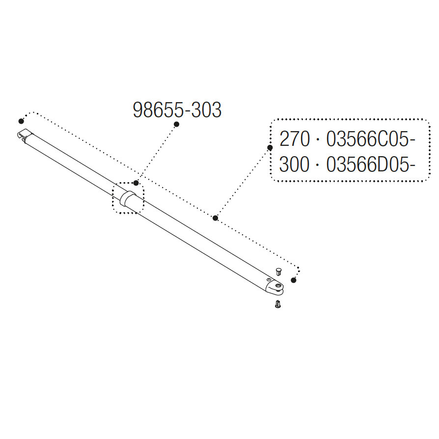 Product image 2 of the product “Spannstange Rafter 300 für Markise F35pro ”