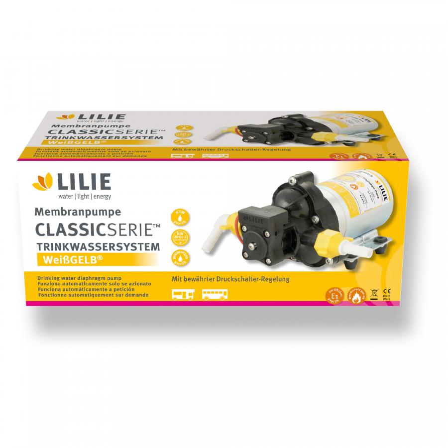 Product image 2 of the product “Membranpumpe CLASSICSERIE™ Trinkwassersystem WeißGELB®, 1,4 bar | 7 l/min 1,4 bar | 7 l/min”