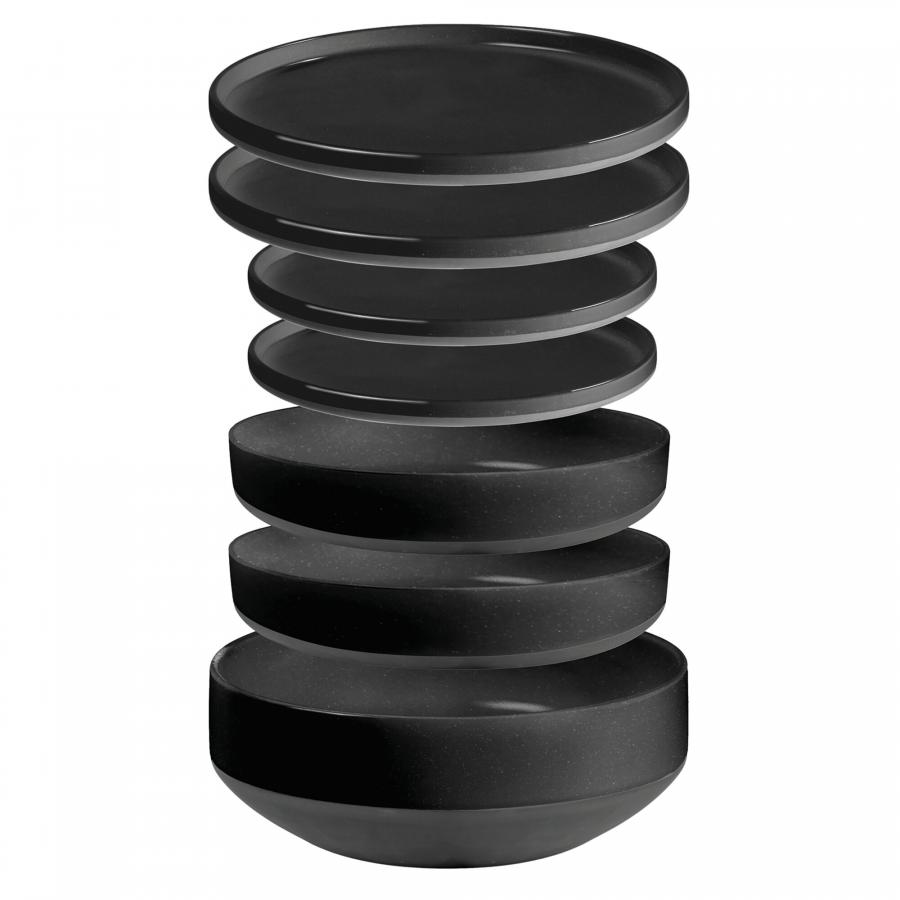 Product image 2 of the product “Geschirrset 6-in-1 Odette, schwarz schwarz”