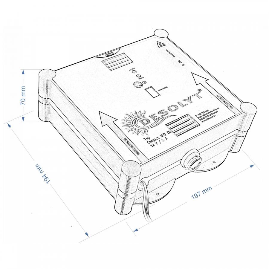 Artikelbild 2 des Artikels “Desolyt Compact DUO IQ Sense Wasserdesinfektion “