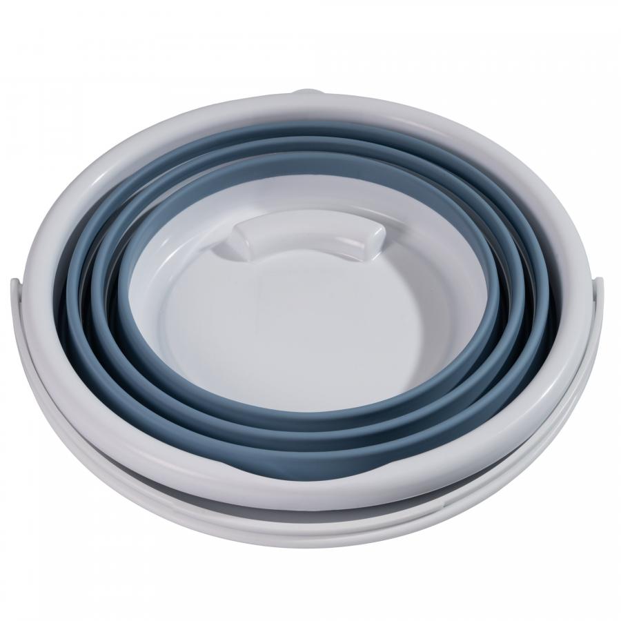 Product image 2 of the product “Falteimer 10 Liter grau/weiß ”