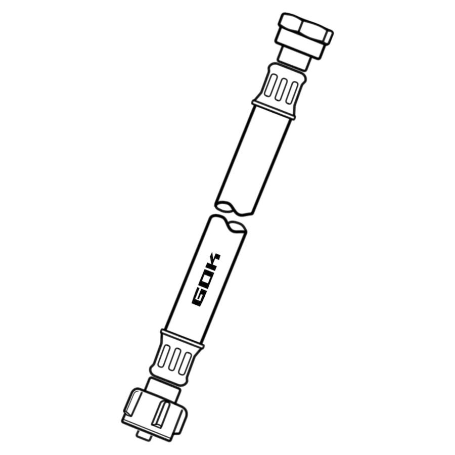 Product image 2 of the product “Hochdruck-Schlauchleitung Caramatic ConnectBasic G.12 (KLF), 750 mm 750 mm”