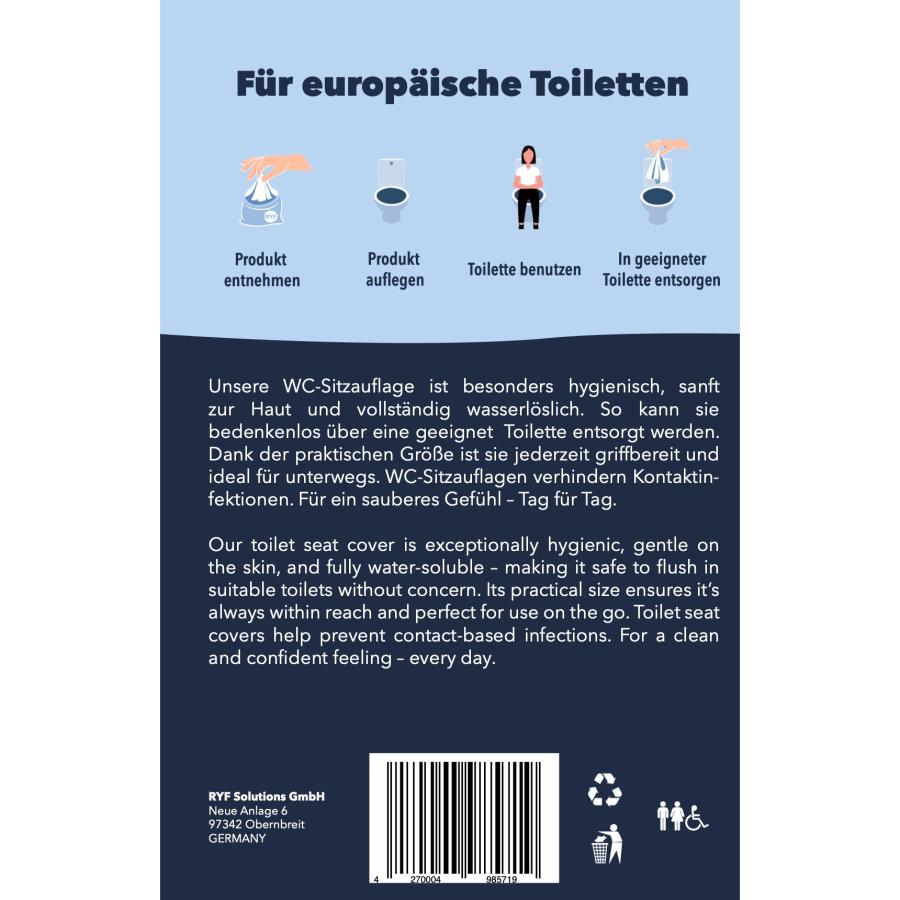 Artikelbild 2 des Artikels “WC Sitzauflagen (25 Stück) “