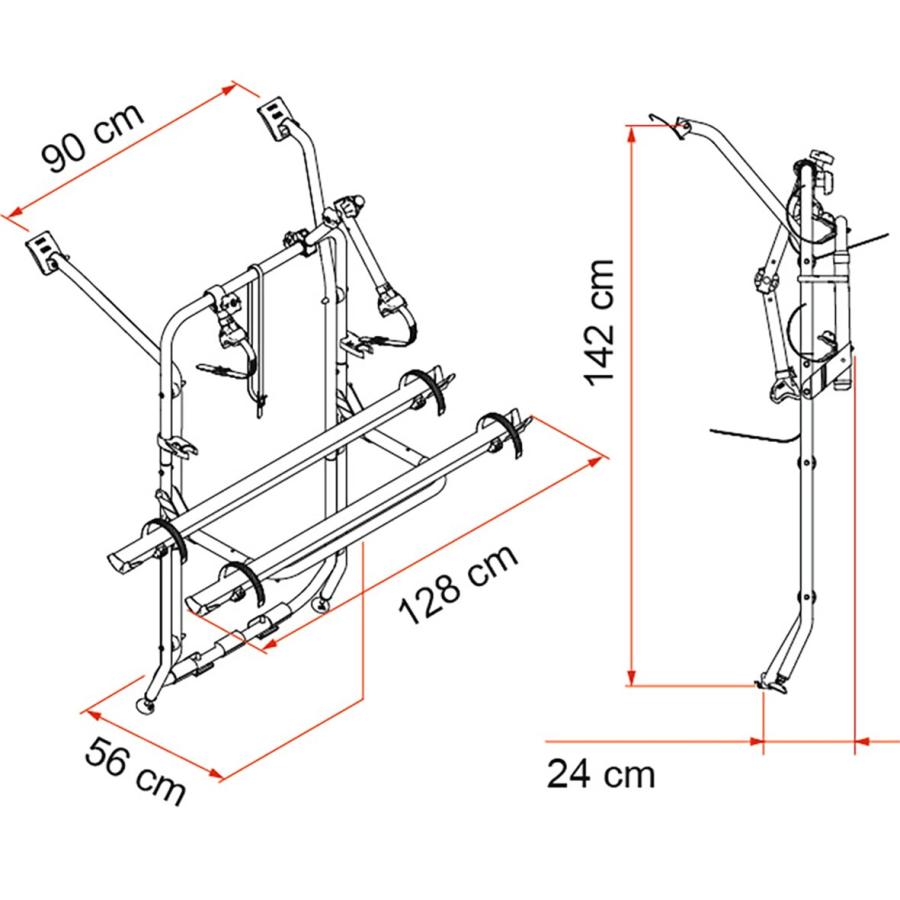 Product image 2 of the product “Fahrradträger Carry-Bike VW T5 ”