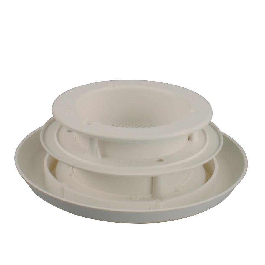 Product image 2 of the product “Dachlüfter 110 mit Fliegengitter, weiß weiß”