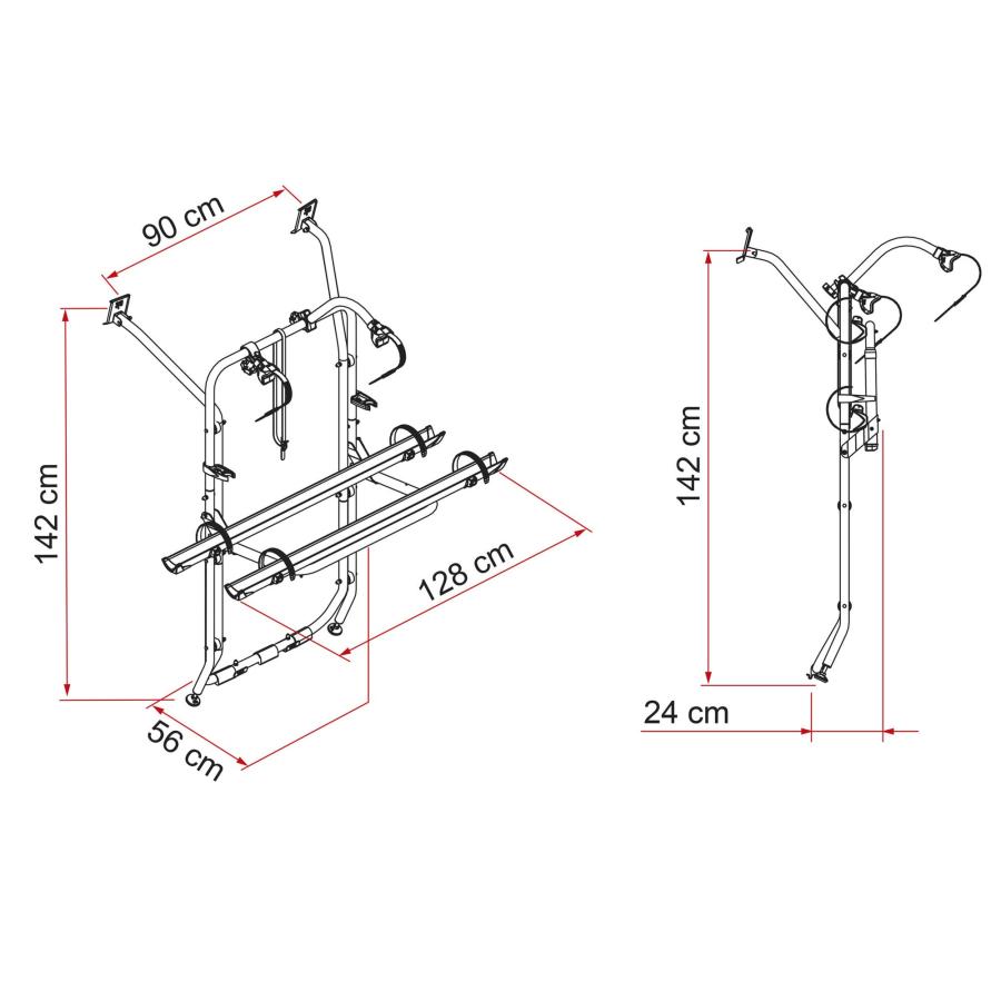 Product image 2 of the product “Fahrradträger Carry-Bike VW T6 ”