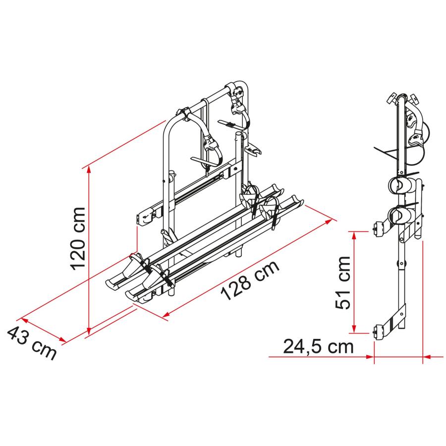 Product image 2 of the product “Fahrradträger Carry-Bike 200 DJ Ducato ”