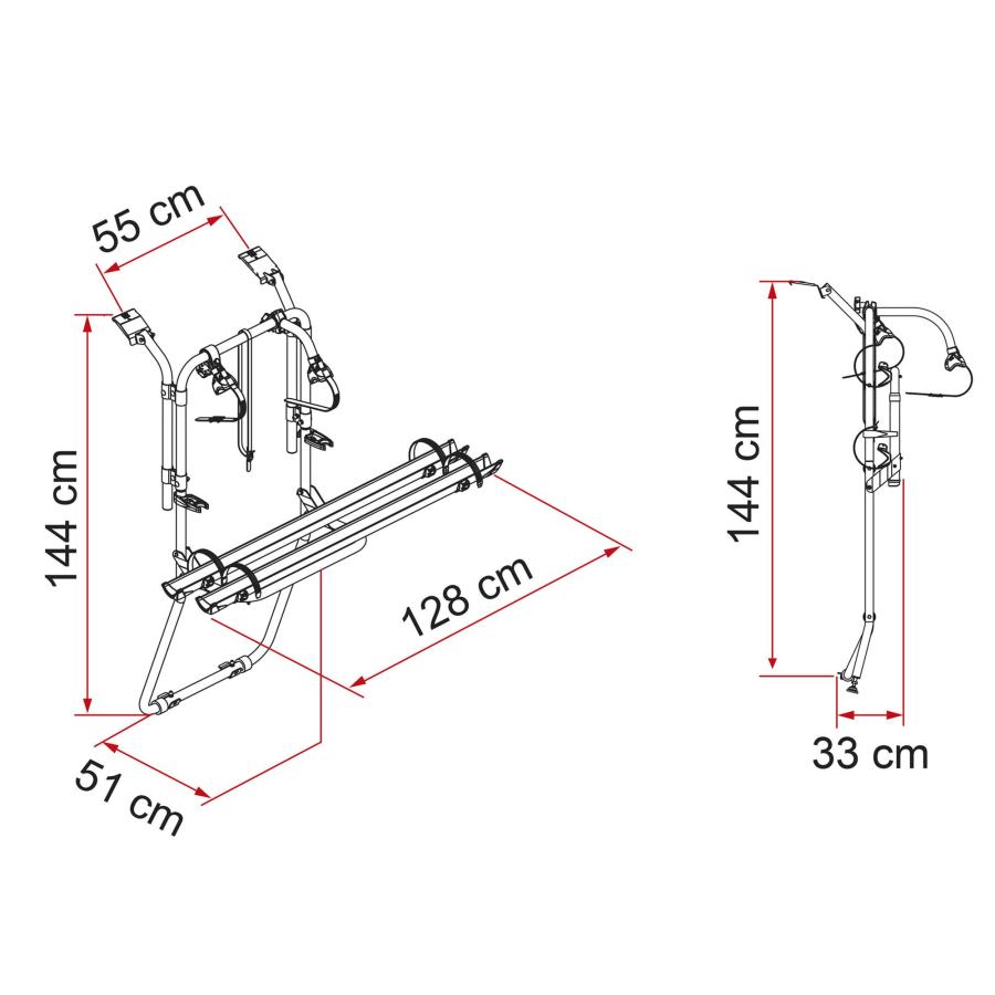 Product image 2 of the product “Fahrradträger Carry-Bike Renault Trafic D ”