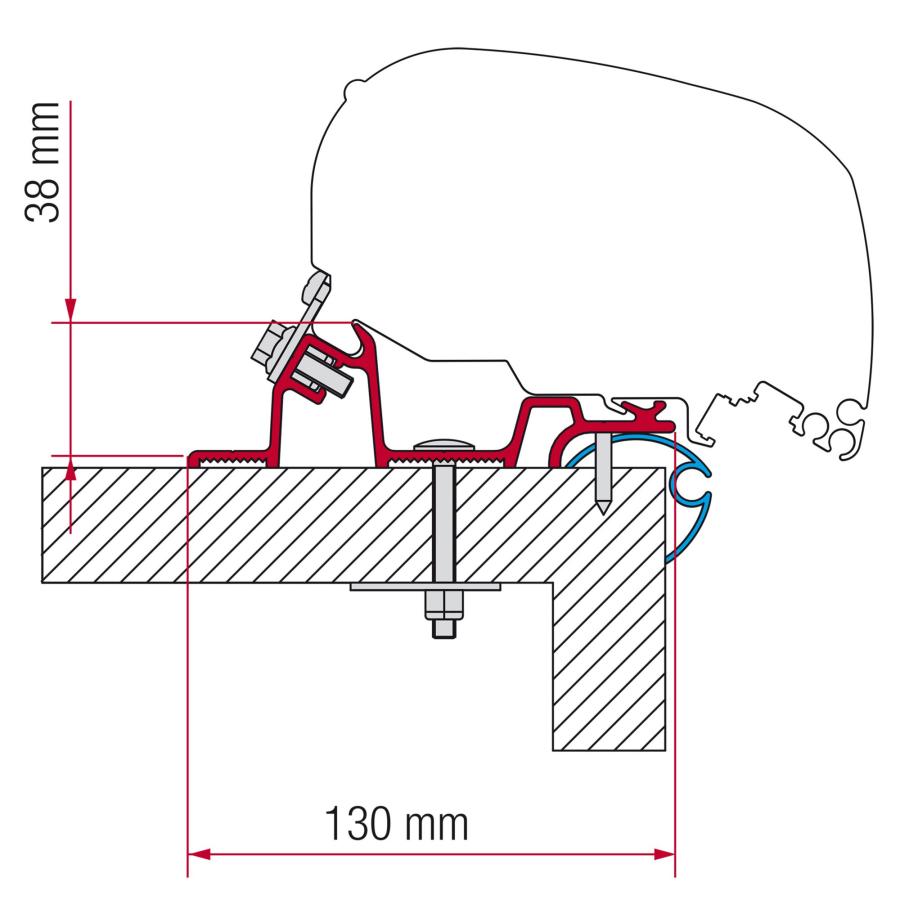 Product image 2 of the product “Markisenadapter Kit Caravan Standard ”