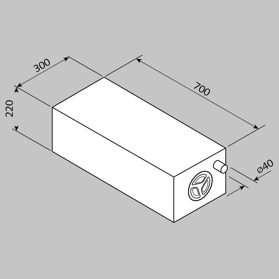 Product image 2 of the product “Frischwassertank 43 Typ EV0905 ”