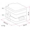 Artikelbild 3 des Artikels “Tragbare Toilette BI-POT, 340 mm 340 mm“