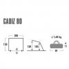 Product image 3 of the product “Strandmuschel Cadiz 80 ”