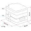 Artikelbild 3 des Artikels “Tragbare Toilette BI-POT, 340 mm 340 mm“