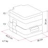 Artikelbild 3 des Artikels “Tragbare Toilette BI-POT, 340 mm 340 mm“