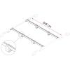 Product image 3 of the product “Tragestange Fixing Bar Rail, Länge 245 cm ”