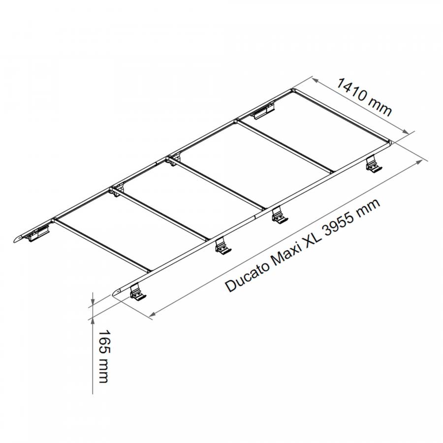 Artikelbild 3 des Artikels “Dachreling Roof Rail Ducato Maxi XL “