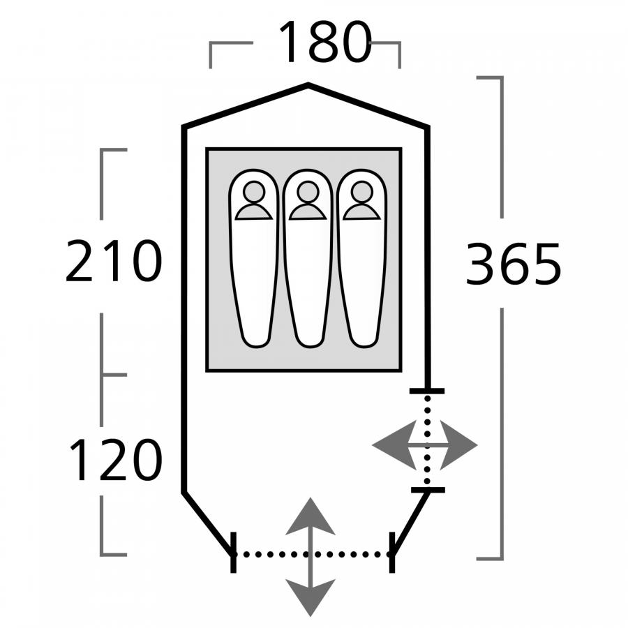 Product image 3 of the product “Kuppelzelt Kira 3.1 ”