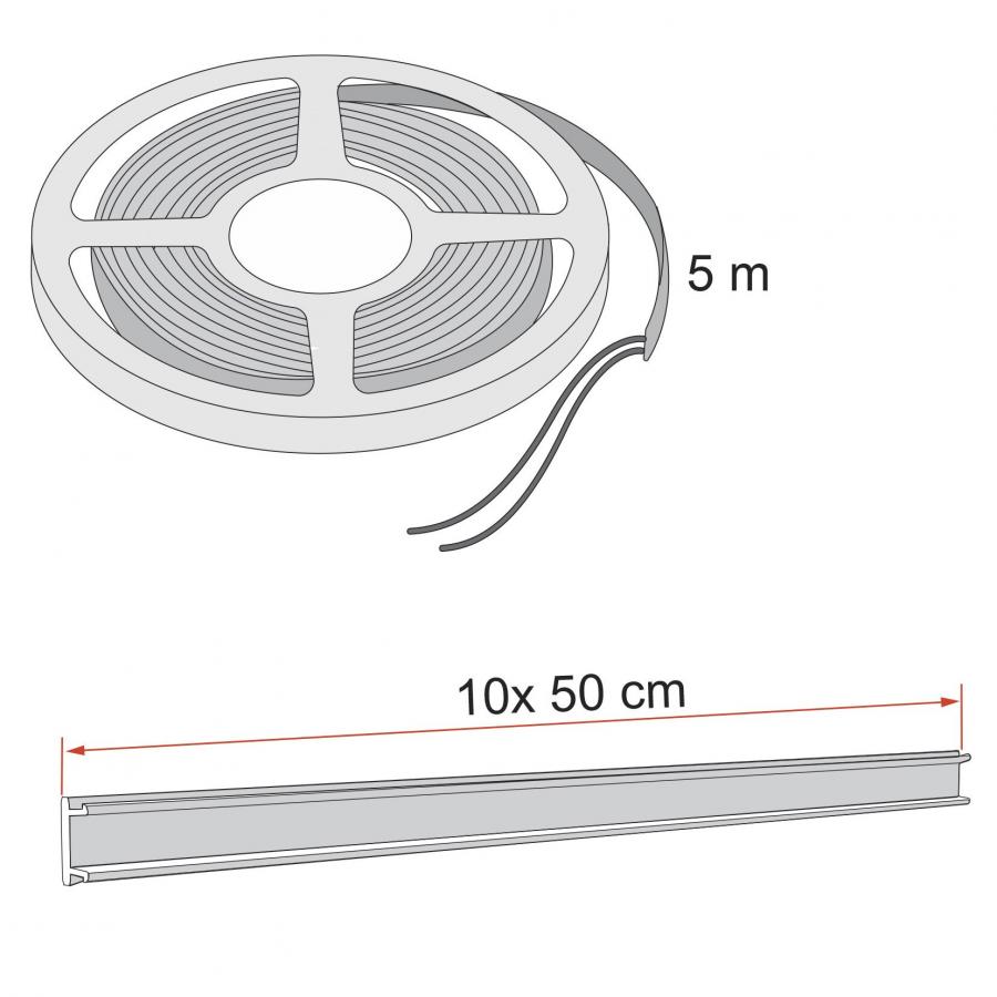 Product image 3 of the product “Markisenbeleuchtung Kit Strip Awning F80 ”