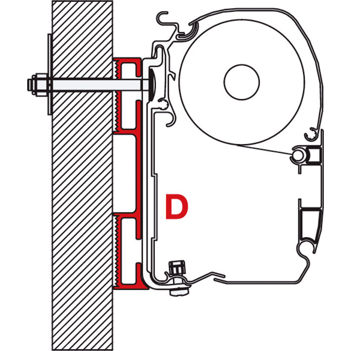 Artikelbild 3 des Artikels “Markisenadapter D, 12 cm 12 cm“