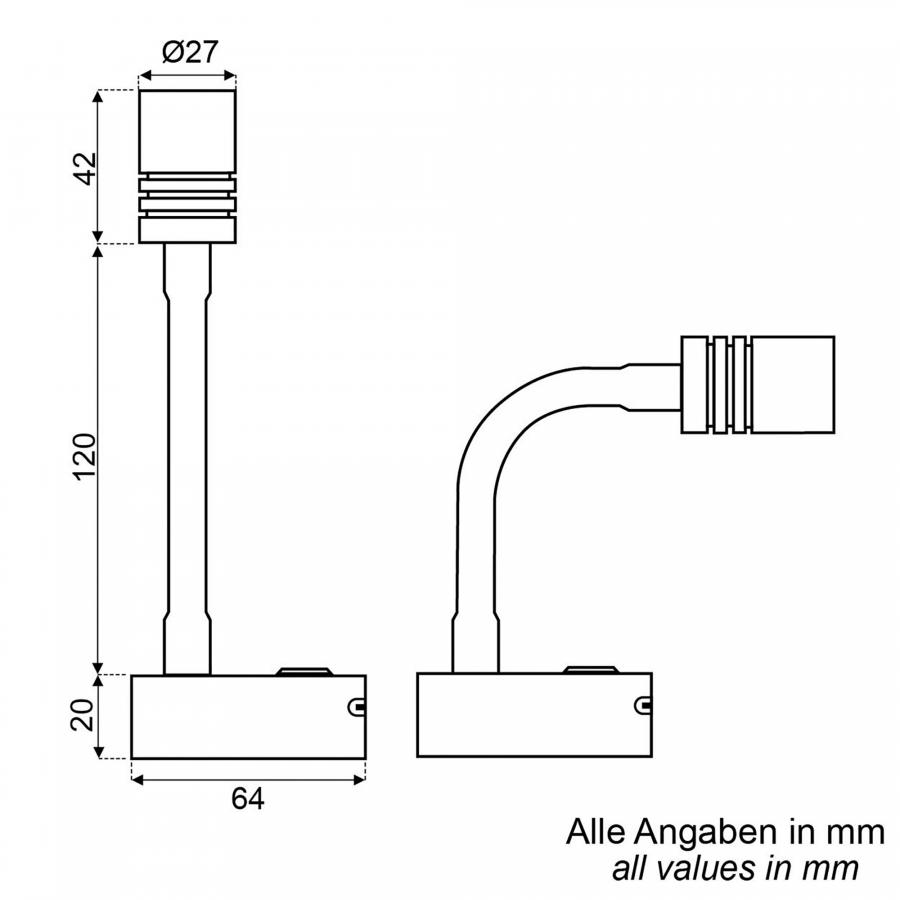 Product image 3 of the product “Schwanenhalsleuchte ”