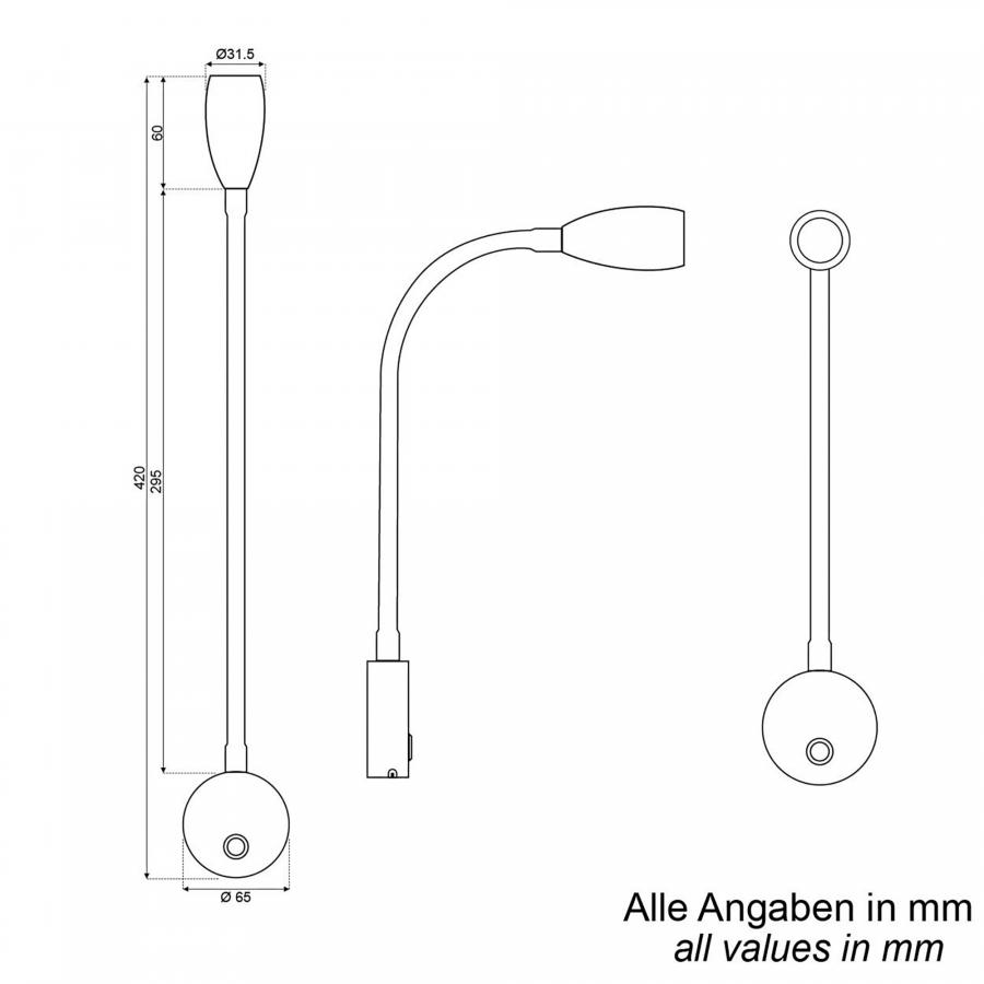 Product image 3 of the product “Schwanenhalsleuchte ”