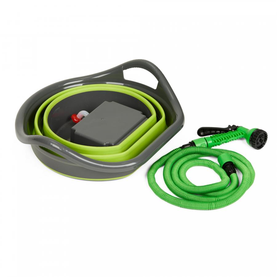 Product image 3 of the product “Falteimer 15 Liter mit Waschbrause, Mobildusche Akku Plus ”