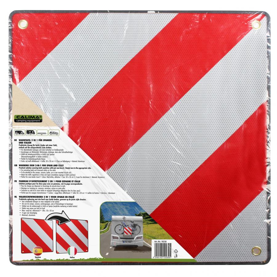 Product image 3 of the product “Warntafel für Italien und Spanien 2in1 ”