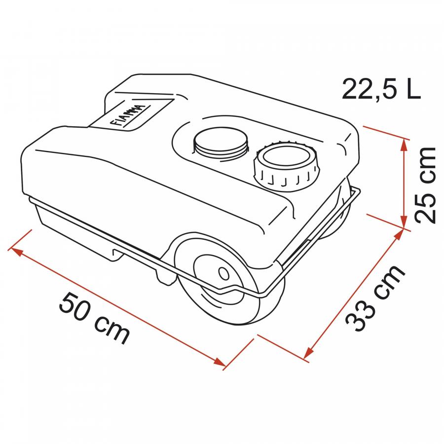 Product image 3 of the product “Rolltank 23 W 22,5 l ”