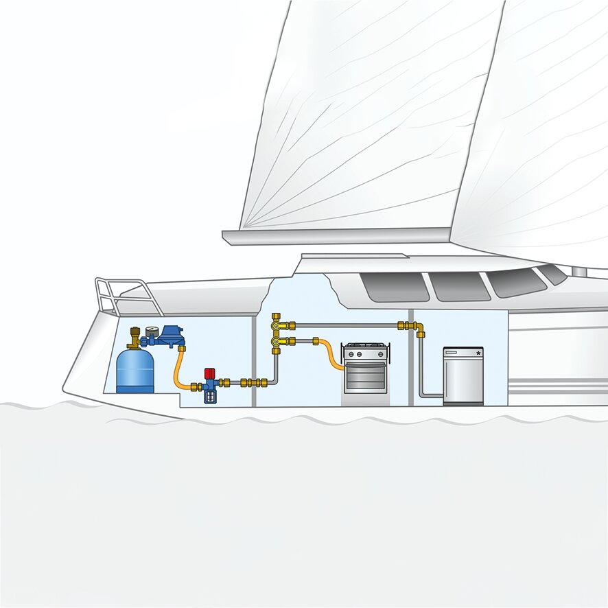 Product image 3 of the product “Gasflaschenventil GAZ x AG KLF SB”
