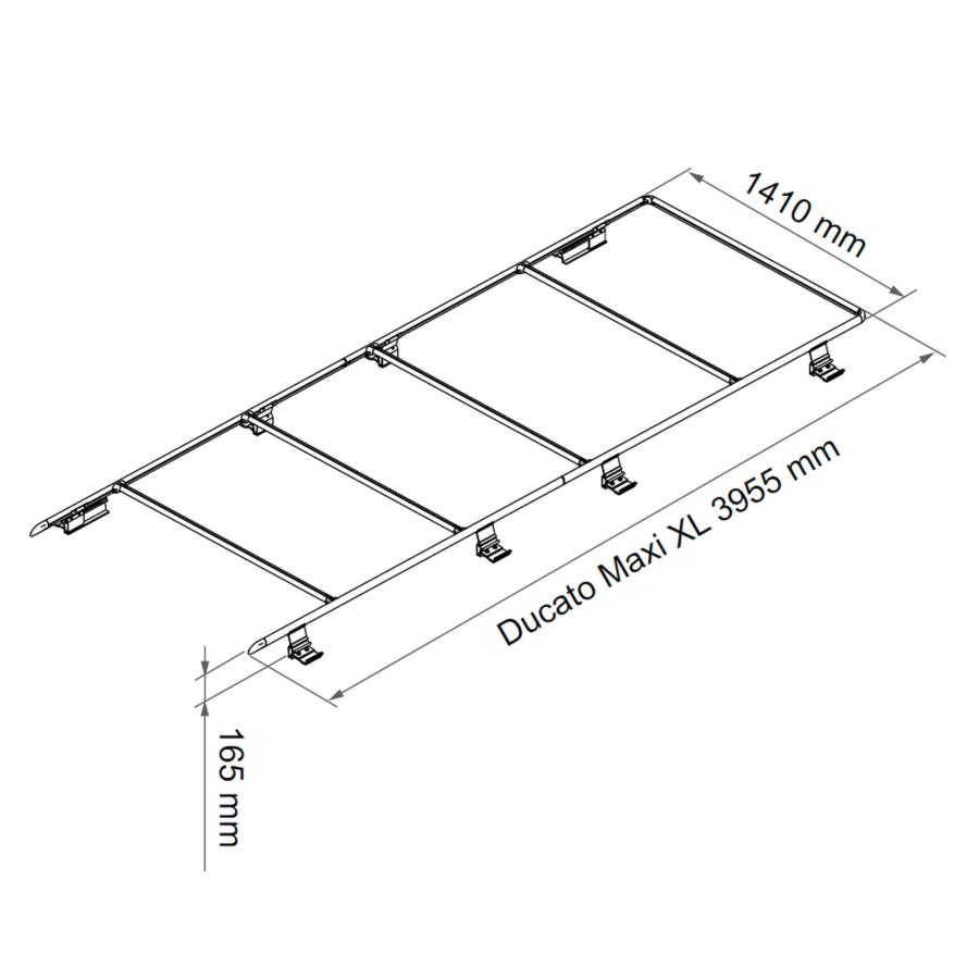 Artikelbild 3 des Artikels “Dachreling Roof Rail Ducato Maxi XL “