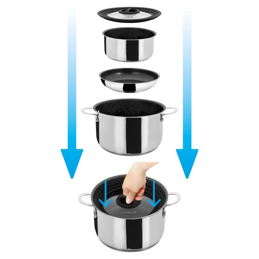 Product image 3 of the product “Kochtopfset Academy NG 5+1 ”
