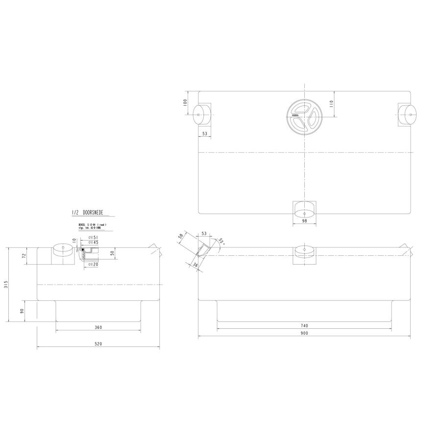 Product image 3 of the product “Frischwassertank 124 Typ EV2201 ”