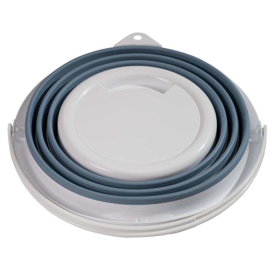 Product image 3 of the product “Falteimer 10 Liter grau/weiß ”