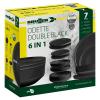 Product image 4 of the product “Geschirrset 6-in-1 Odette, schwarz schwarz”