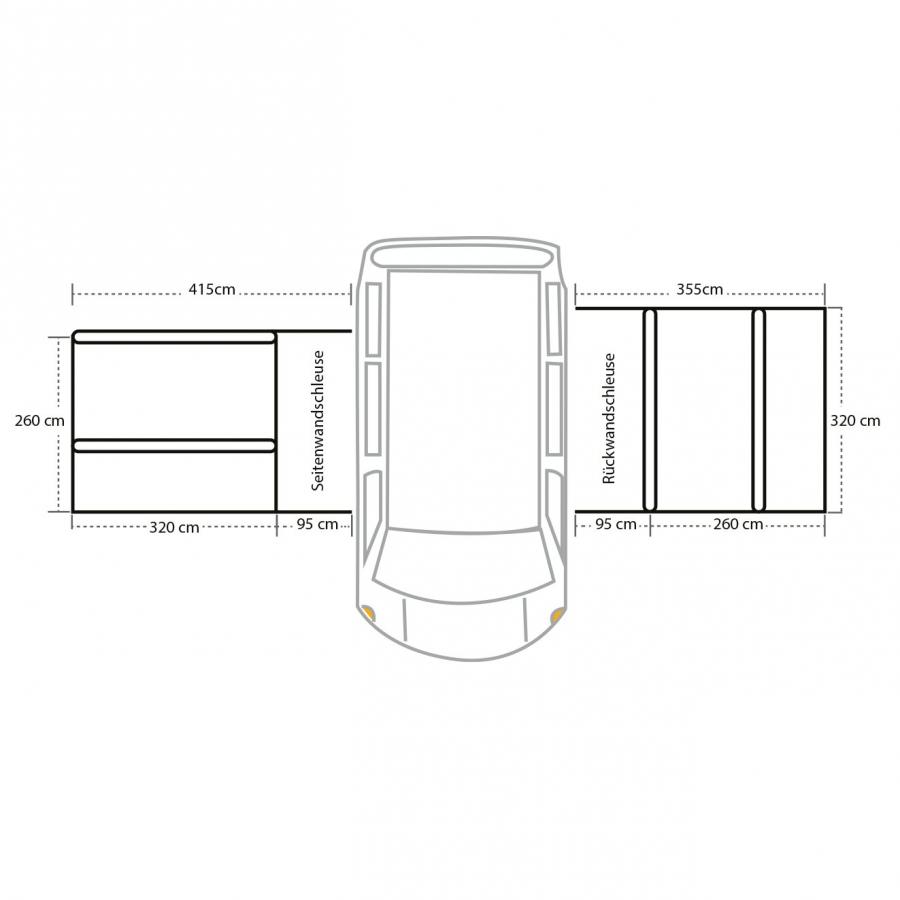 Product image 4 of the product “Busvorzelt Traveller Air Modular ”