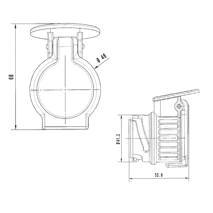 Product image 4 of the product “Super-Mini-Adapter DIN – ISO 1724 ”