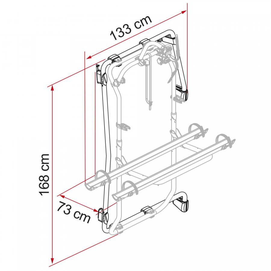 Product image 4 of the product “Kit Frame Carry-Bike Frame für Mercedes-Benz Sprinter W907/W910 ”
