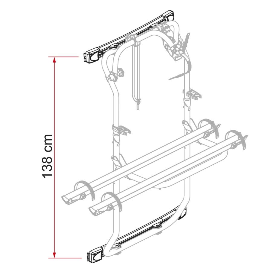 Product image 4 of the product “Kit Bar Carry-Bike DJ für VW Crafter Gen. 2 ”
