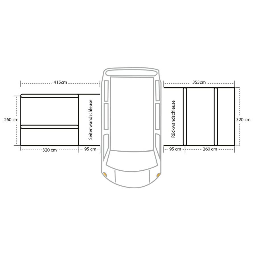 Artikelbild 4 des Artikels “Busvorzelt Traveller Air Modular “