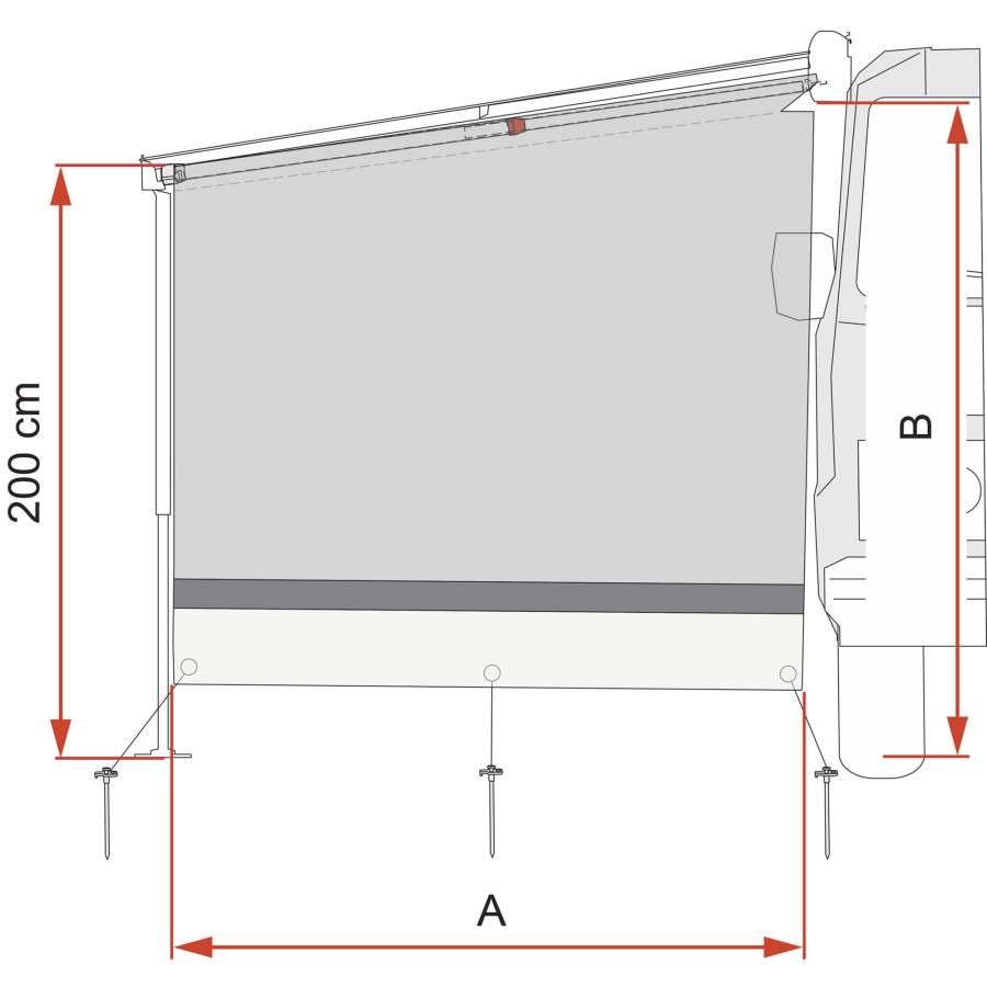 Product image 4 of the product “Seitenwand Sun View Side F45/F65/F80 ”