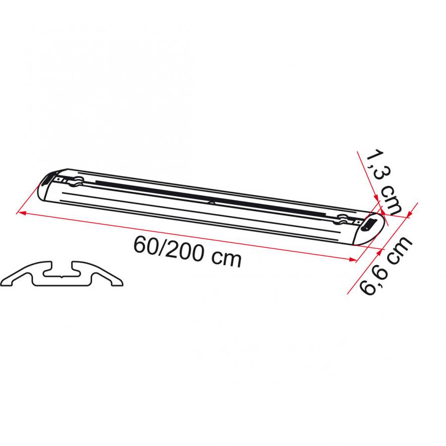 Product image 5 of the product “Multifunktionsleiste Garage-Bars Premium, 200 cm 200 cm”