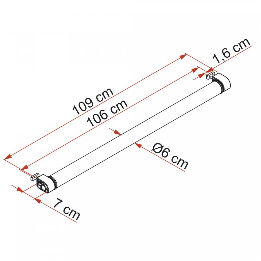 Product image 5 of the product “Ladehilfe Roller Roof Rail, l: 109 cm ”