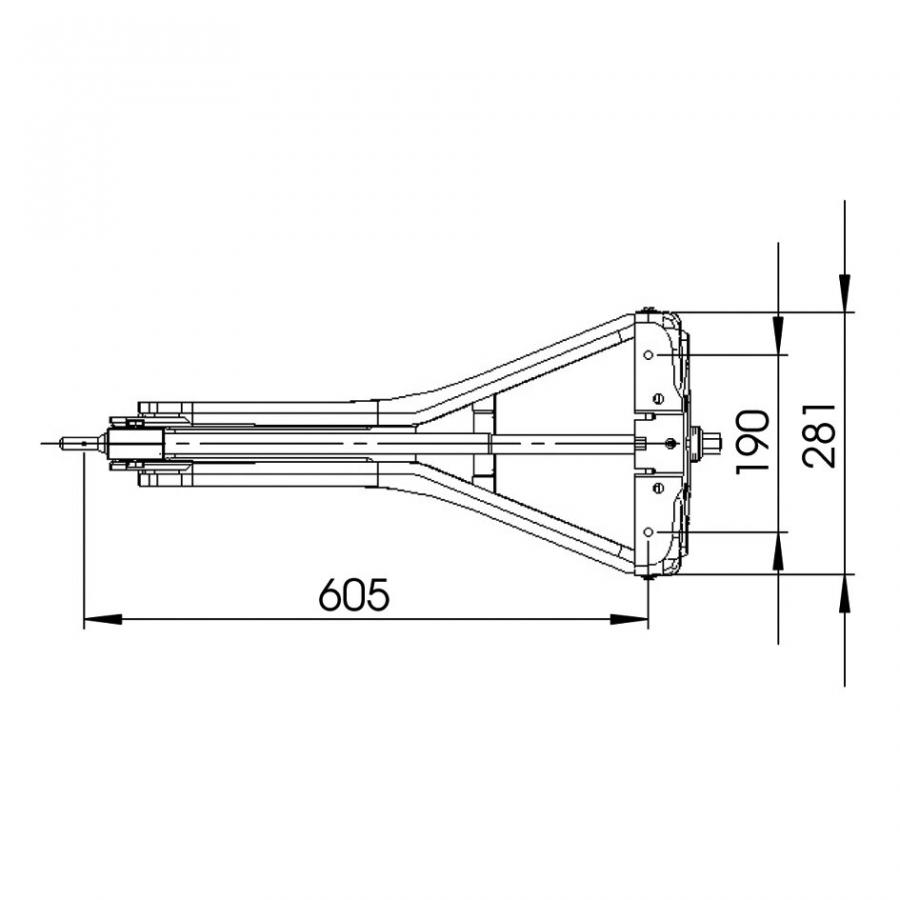 Product image 5 of the product “Steckstützen Premium 1250 L ”